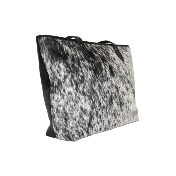 Luna Nguni Leather Shopper Bag